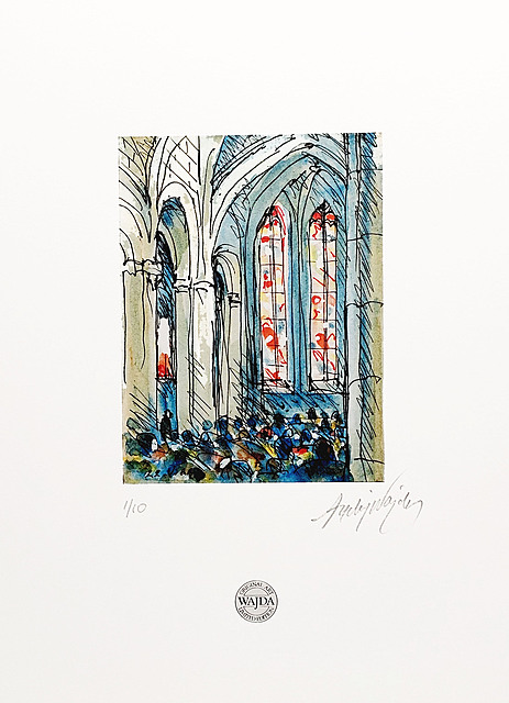 Gotycka kolegiata św. Marcina (Collégiale Saint-Martin) w Montmorency, 2011