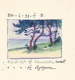 Widok na Bałtyk, 1931