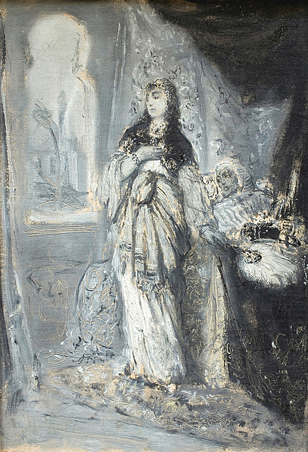 Recha, 1877
Scena z „Natana Mędrca”, dramatu Gottholda Ephraima Lessinga