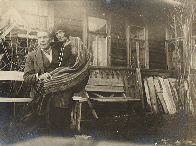 Stanisław Kamocki z żoną Zofią, ok. 1920