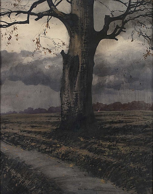 Samotne drzewo, 1910
