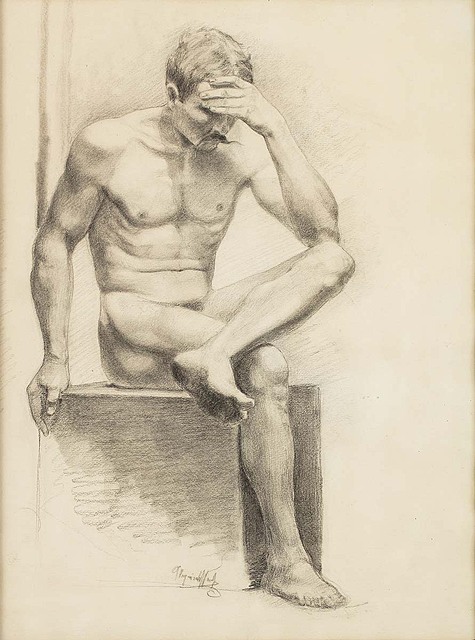 Studium mężczyzny, 1893