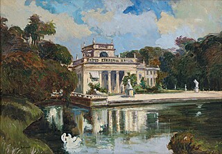 Łazienki Królewskie w Warszawie, ok. 1930
