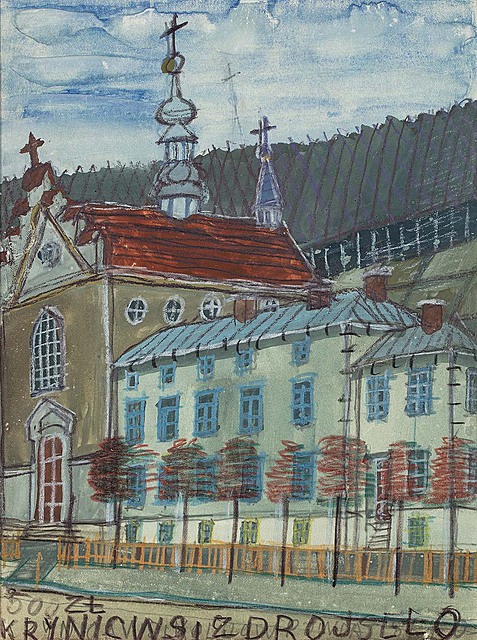 Jesienny pejzaż, lata 60. XX w.