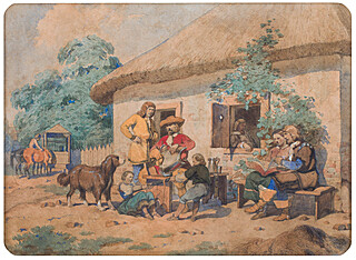 Czyszczenie zbroi, 1855