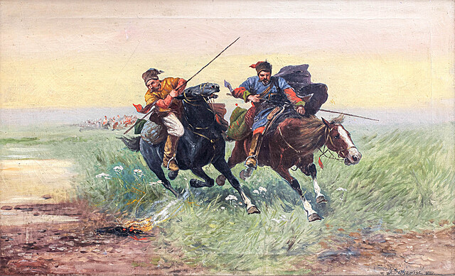 Jeźdźcy, 1900