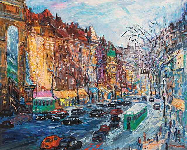 Pejzaż z Paryża, Rue St. Denis, 1988