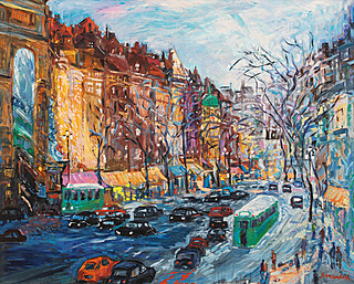 Pejzaż z Paryża, Rue St. Denis, 1988