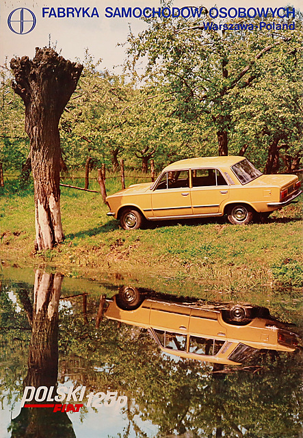 Polski Fiat 125p. Fabryka Samochodów Osobowych. Warszawa-Poland, 1977