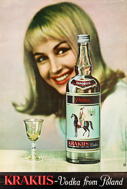 Krakus - Vodka from Poland. Plakat reklamowy