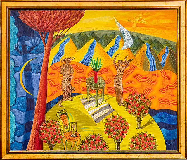Ogród Różany z klepsydrą, 2001