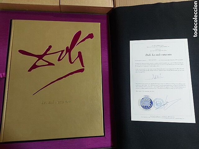 Luksusowe wydanie "Baśnie 1001 nocy" 50 litografii offsetowych 2014