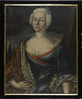 PORTRET LUDWIKI Z GRABSKICH WALEWSKIEJ, WOJEWODZIANKI ŁĘCZYCKIEJ