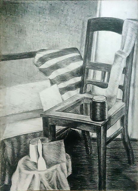 Martwa natura z krzesłem, 2005