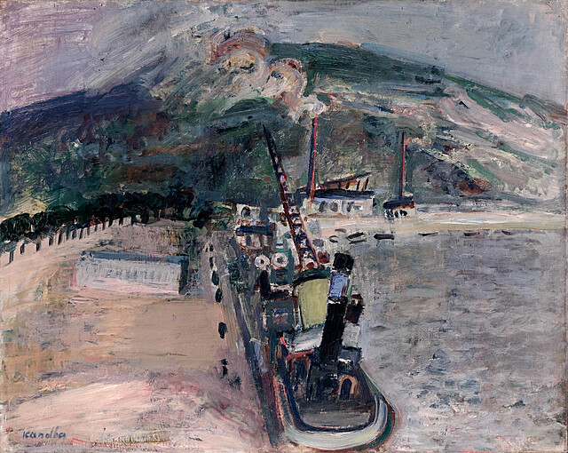 Statek w porcie, 1932