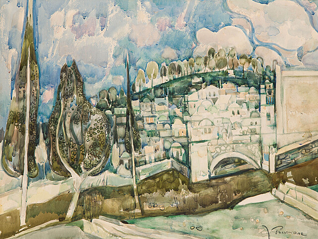 Miasteczko orientalne (Village oriental), ok. 1954