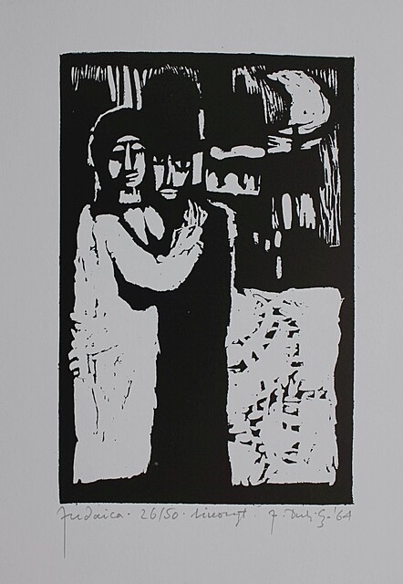 Para z cyklu „Judaica” (1964, odbitka późniejsza)