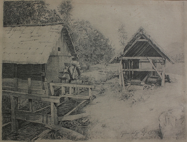 Młyn w Tyliczu, 1889