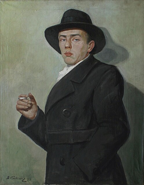 Portret mężczyzny z papierosem, 1932