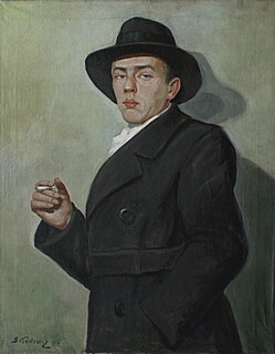 Portret mężczyzny z papierosem, 1932