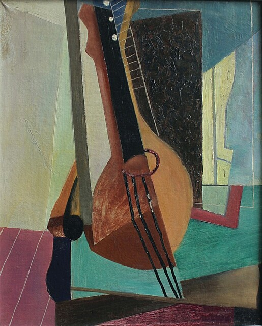 Kompozycja z gitarą, 1961?