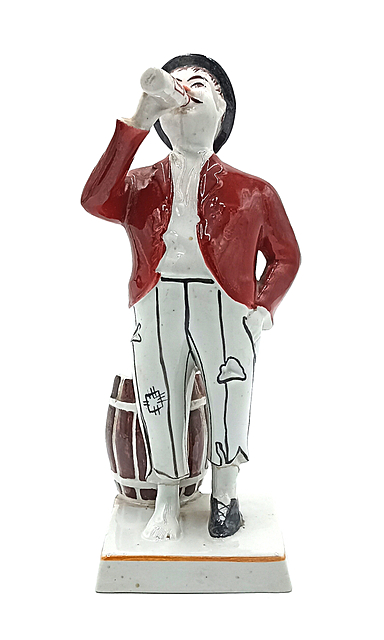 Figurka Pijak (Katowice, l.50-60. XXw.)