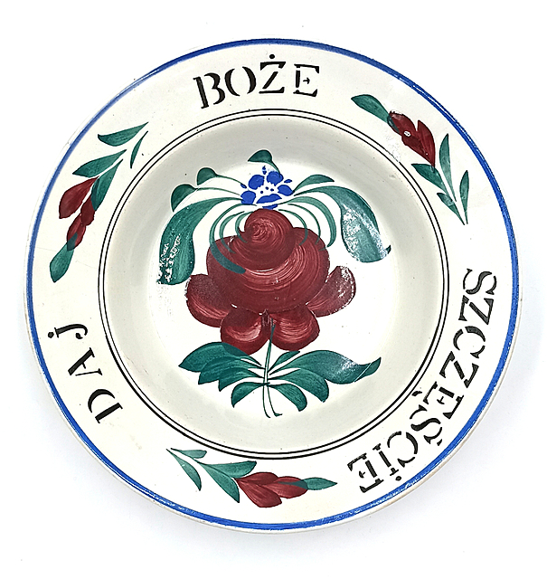 Talerz „Daj Boże Szczęście” (Włocławek, przed 1924)