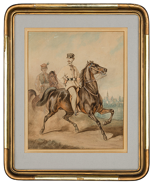 "Oficer Pułku Krakusów", 1854 rok