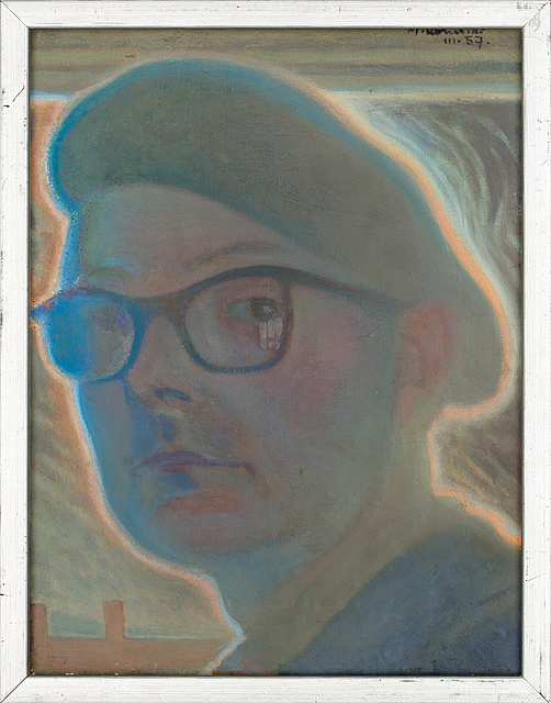 "Autoportret", 1957 rok