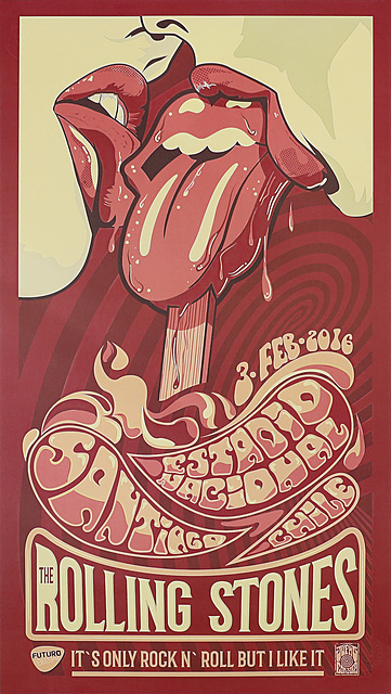 The Rolling Stones. Santiago, Chile, 2016