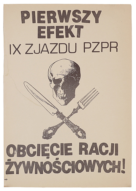 Pierwszy efekt IX zjazdu PZPR - obcięcie racji żywnościowych! 1981