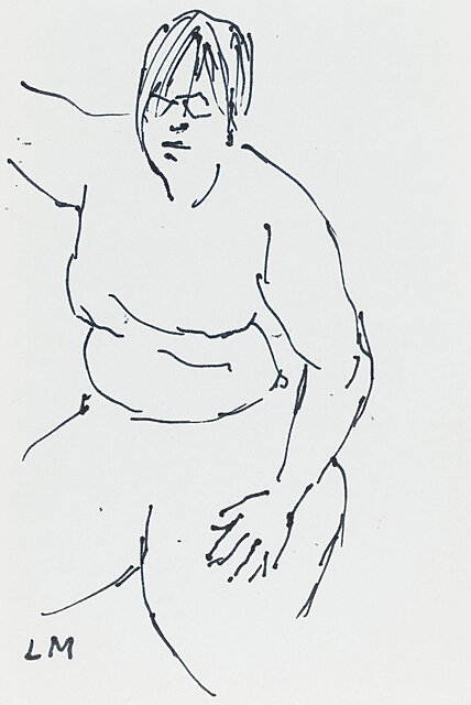 Portret kobiety siedzącej