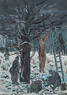 CHRYSTUS NA DRZEWIE Z CYKLU „KRZYŻ“, 1979