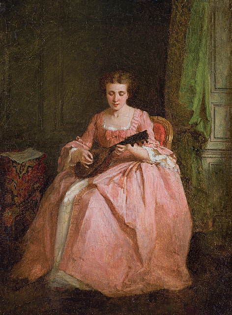 DAMA Z MANDOLINĄ, 1857