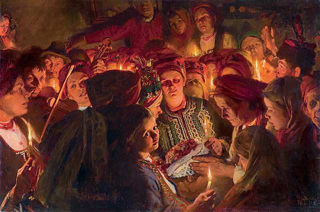 OCZEPINY, 1900