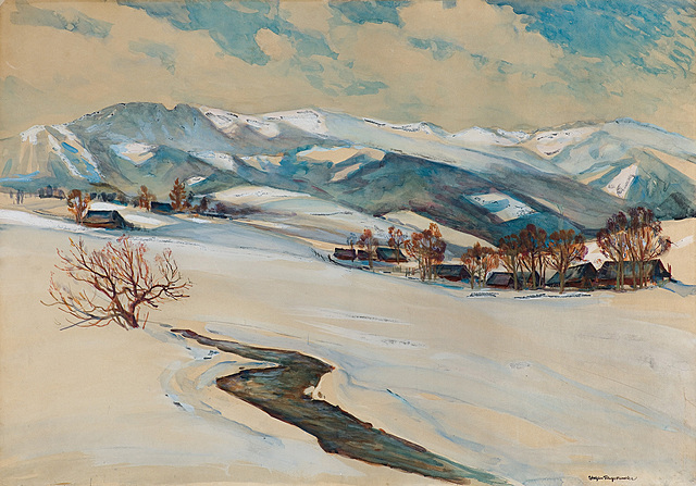 PEJZAŻ Z WIDOKIEM NA GIEWONT