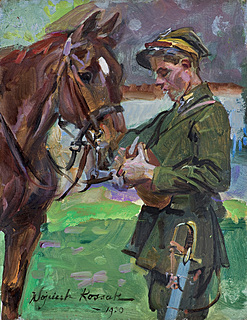 UŁAN Z KONIEM, 1930