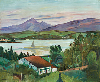 DOM NAD BRZEGIEM JEZIORA, 1928