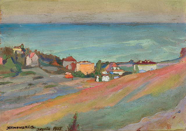 GDYNIA – WIDOK Z KAMIENNEJ GÓRY, 1935
