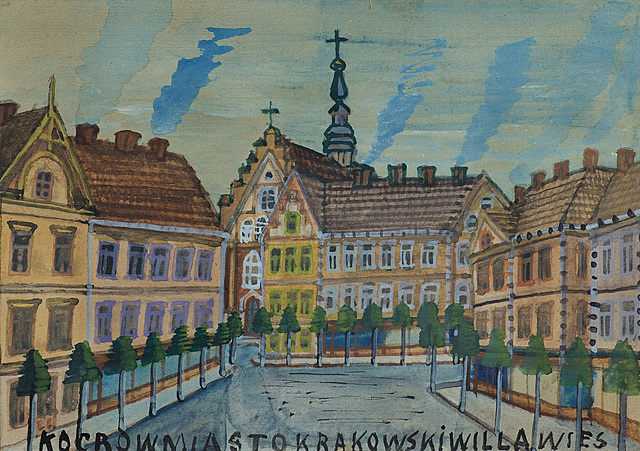 PEJZAŻ MIEJSKI, lata 50. XX w.