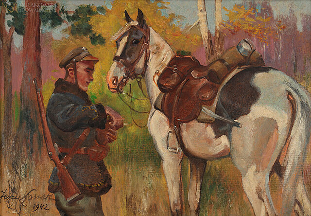 "Ułan z koniem" (1942)