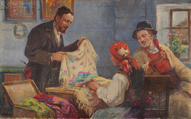 "Kupowanie chusty" (1912)