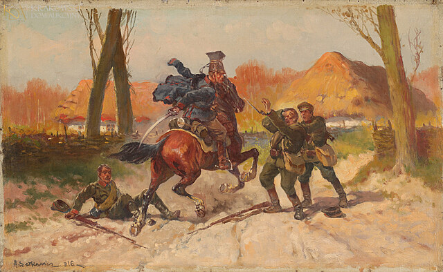 "Potyczka z ułanem" (1916)