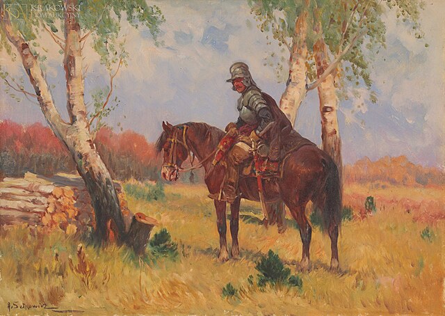 "Husarz na koniu"