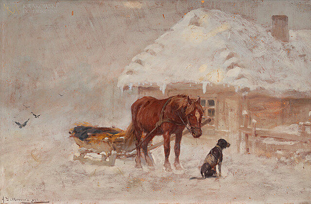 "Zwierzęta na podwórku" (1922)