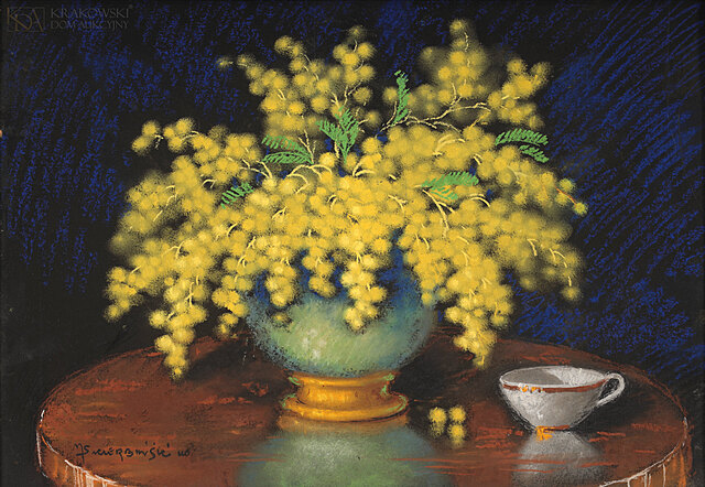 "Mimozy i porcelanowa filiżanka" (1940)