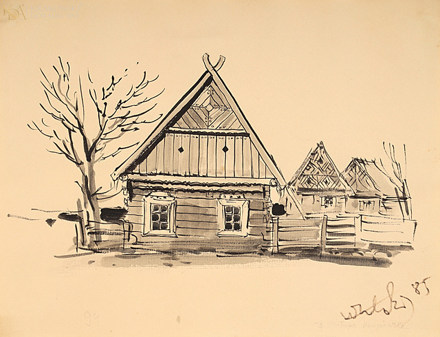 "Chałupa kurpiowska" (1985)
