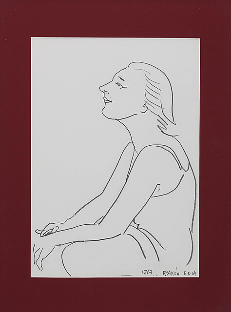 Portret Izy z profilu, 2004