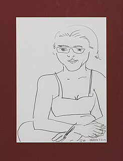 Portret Izy w okularach, 2004