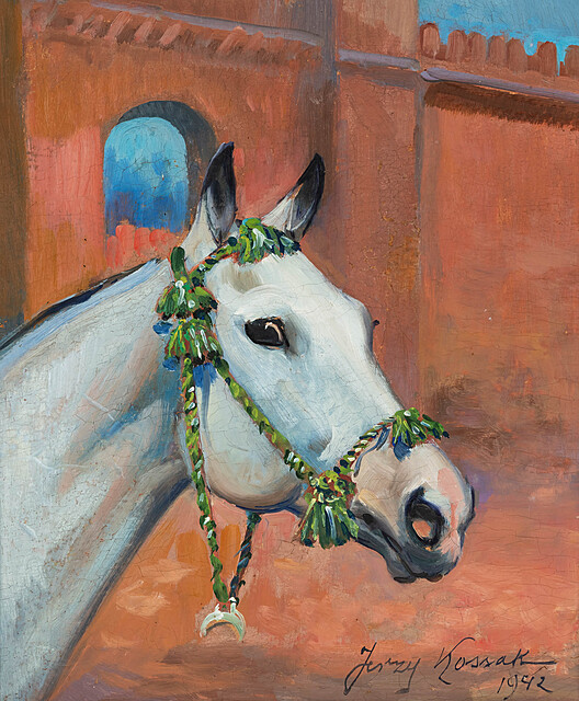 Głowa konia arabskiego, 1942 r.